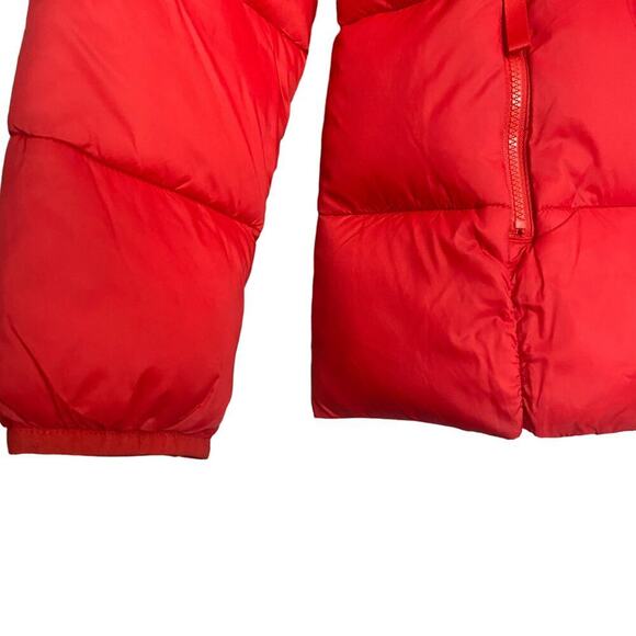 NWT Red Puffer Coat Jacket Removable Hood Size SMALL - Picture 2 of 16